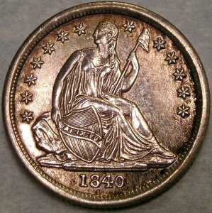 1840�N ���o�e�B���� ��� 10�Z���g�d�� ���ɑ�_�őN���A�����Ė��͂ɂ��ӂ�A�󏭉��l�̍����i