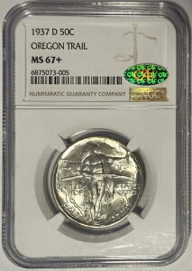 1937 D �I���S���g���C���L�O�n�[�t�h�� NGC MS67+ CAC??PLUS �O���[�h & CAC??