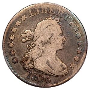 1806�N B-2 25�Z���g �h���[�v���� �N�H�[�^�[ PCGS VG10