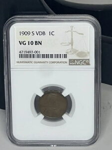 1909 S VDB �����J�[�� �E�B�[�g �Z���g NGC VG-10 BN
