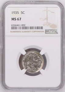 1935�N 5�Z���g �o�b�t�@���[�j�b�P�� NGC MS67 -- �f���炵���u���X�g�z���C�g�̌���̂�����