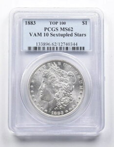 MS62 1883�N �����K����� VAM 10 �Z�d�� �g�b�v100 PCGS *0961