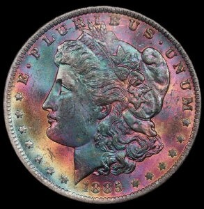 1885 O �����K�� �V���o�[ �_���[ NGC MS63* �X�^�[ CAC �����X�^�[ ���C���{�[�g�[�� �W�F��