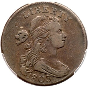 1803 S-244 R-4 PCGS VF 30 Sm ���t�ASm Frac �h���[�v �o�X�g ���[�W �Z���g �R�C�� 1c
