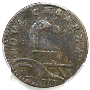 1787�N M 55-l R-5 PCGS VF �ڍ� PLURIRUS �j���[�W���[�W�[�A���n����