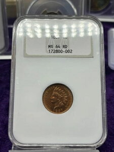 1887�N �C���f�B�A���w�b�h �Z���g NGC MS 64 ���b�h �I�[���h�t�@�b�e�B�z���_�[ �A���_�[�O���[�h �W�F��