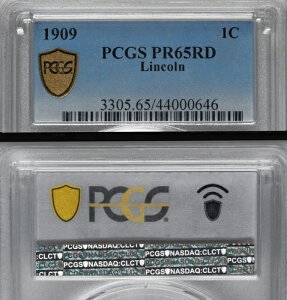 1909�N PCGS PR65 RED ���s����220���A1909-S VDB�̔��s������菭�Ȃ��I�}�b�g�v���[�t �����J�[���Z���g