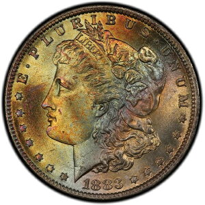 1883-O $1 PCGS MS 66+ CAC ~ �����V���o�[ �����K���h�� PQ EYE APPEAL