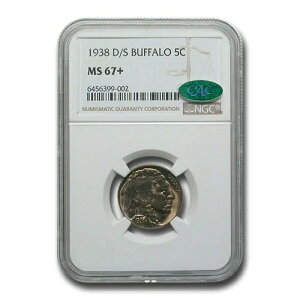 1938�N D/S �o�b�t�@���[�j�b�P�� MS-67+ NGC CAC
