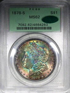 1878�N-S ���[�K���h�� PCGS MS62 CAC OGH �I�[���h�O���[���z���_�[ �����X�^�[�g�[��-