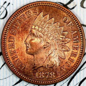 1878�N�� �V�i+�R����悤�ȐԂ���� BU MS �C���f�B�A���w�b�h �y�j�[ DC257 �}�V���[�Y �z�[�h