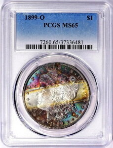 1899o PCGS MS65 - SUPERB - MONSTER -- ���C���{�[�g�[�� �����K�� �V���o�[ �_���[ EE