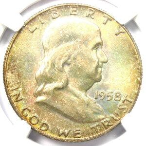 1958-D �t�����N���� �n�[�t�_���[ 50�Z���g�R�C�� - NGC MS67+ FBL �v���X�O���[�h - 5,750�h������