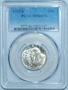 1929�N S PCGS MS66FH �t���w�b�h�X�^���f�B���O���o�e�B�N�H�[�^�[