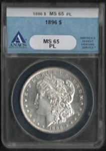MALACK 1896 �����K���E�_���[ ANACS MS 65 �v���[�t���C�N�R�C��132