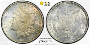 1878�N 8TF PCGS MS63 VAM-4 ����`�b�v 8���H ���[�K�����