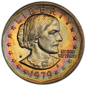 1979�N P �X�[�U���EB�E�A���\�j�[ SBA 1�h�� PCGS MS62 �����X�^�[�l�I�����C���{�[�g�[�� GEM