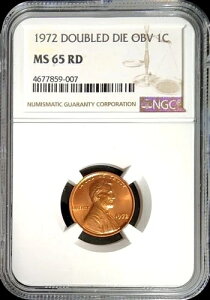 1972�N D/D �����J�[���L�O�Z���g NGC MS 65 RD �`�F���[�s�b�J�[�Y�K�C�h FS-01-1972-101