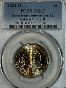 2024 D �A���o�} �T�^�[�� V �C�m�x�[�V���� 1�h�� PCGS MS67 �|�W�V���� B �g�b�v�|�b�v ���[�|�b�v 2