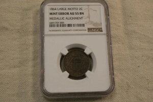 1864�N ���[�W���b�g�[ 2C �~���g�G���[ AU 55 BN ���_���A���C�����g NGC�F��