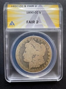 1890 CC ���[�K�� $1 ANACS �t�F�A 2 ���[�{�[�� ���A �J�[�\���V�e�B �l��������@ F2