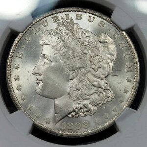 1898�N O �����K�� �V���o�[ �_���[ $1 NGC MS66+ PLUS �E���g���N���[�� �`�[�N�W�F�� PQ *J503