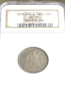 1853�N�č������� ���ȃ��o�e�B �V���o�[ 25�Z���g �A���[�Y/���C�Y �ؖ��� AU50NG/ANA CW ���� ������!