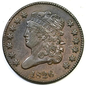 1826 C-2 R-3+ �N���V�b�N�w�b�h �n�[�t�Z���g�R�C�� 1/2c