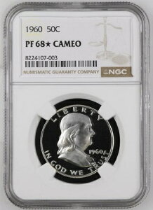 1960�N �t�����N�����n�[�t NGC PF68 �X�^�[�J���I �u�����A���g�z���C�g PR68 �J���I �X�^�[