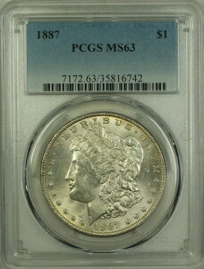 1887�N �����K����� 1�h���d�� PCGS MS-63 (10A)