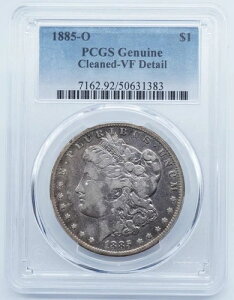 1885-O �����K����� PCGS ���� VF �f�B�e�[�� ���C���{�[�g�[�� - U842