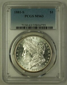 1881-S �č������K����� 1�h���d�� PCGS MS-63 (G) 9