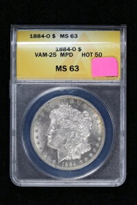 1884�N-O ���[�K���h�� ANACS MS 63 VAM-25 MPD �z�b�g 50 3IUB-