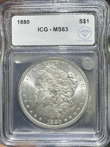 1880�N �����K����� ICG MS-63 IDC ���؍ς�