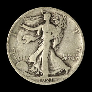 1921-S 50�Z���g �E�H�[�L���O�E���o�e�B �V���o�[ �n�[�t�h�� - �č���������