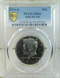 1971�N S �P�l�f�B ���z PCGS PR66 * FS 101 DDO * BR-