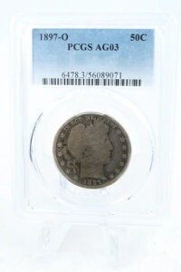 1897-O PCGS AG03 �o�[�o�[ �n�[�t�_���[ �r�W�l�X �X�g���C�N 50�Z���g