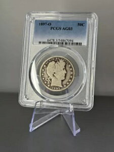 1897-O �o�[�o�[�V���o�[ 1/2�h�� PCGS AG 03-