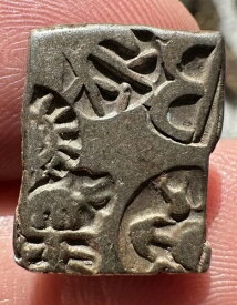 紀元前600年頃の古代銀貨 本物詳細！(1)