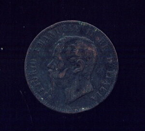���[���h�R�C�� �C�^���A 1867N 10 centesimi (2G812)-
