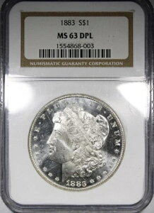 1883-P �����K���E�_���[ NGC MS63DPL �f�B�[�v�~���[�v���[�t PQ+����