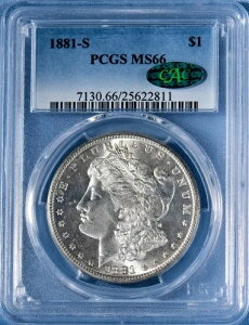 1881-S ���[�K�� �_���[ PCGS MS66 CAC �t�� - �����Ȍ���̂���\��!!!
