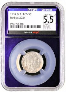 1937-D 3 LEGS �o�b�t�@���[�j�b�P�� NGCX VF5.5 FunBox '24 Vaultbox �R���N�^�[�R�C�� ????