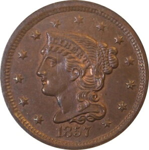 1857�N MS61BN �҂ݍ��݃w�A ���[�W�Z���g�APCGS 1290574