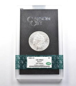 1880-CC �����K����� 8/Low 7 GSA MS62 CAC CACg �g���W���[�Y *9804