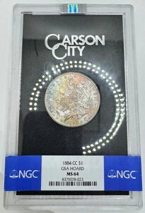 1884 CC GSA �����K����݁ANGC MS64�A�n�[�h�p�b�N ??TONER??