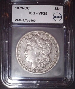 1879-CC �����K����݁AICG VF25�A�L���b�v�h�_�C CC�AVam-3�ATop100�A���s�Ȃ�
