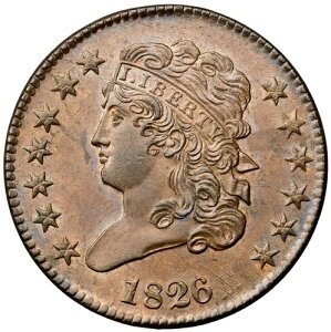 1826 C-1 R-1 ANACS AU 58 �N���V�b�N�w�b�h �n�[�t�Z���g�R�C�� 1/2c