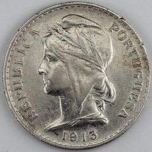 ????�|���g�K��50 Centavos 1913�V���o�[�R�C��-ID1-