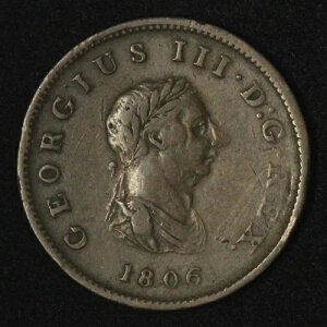 1806�N �C�M���X 1/2�y���X �n�[�t�y�j�[ - �x���[�Ȃ� - ���������i�A�����J�j